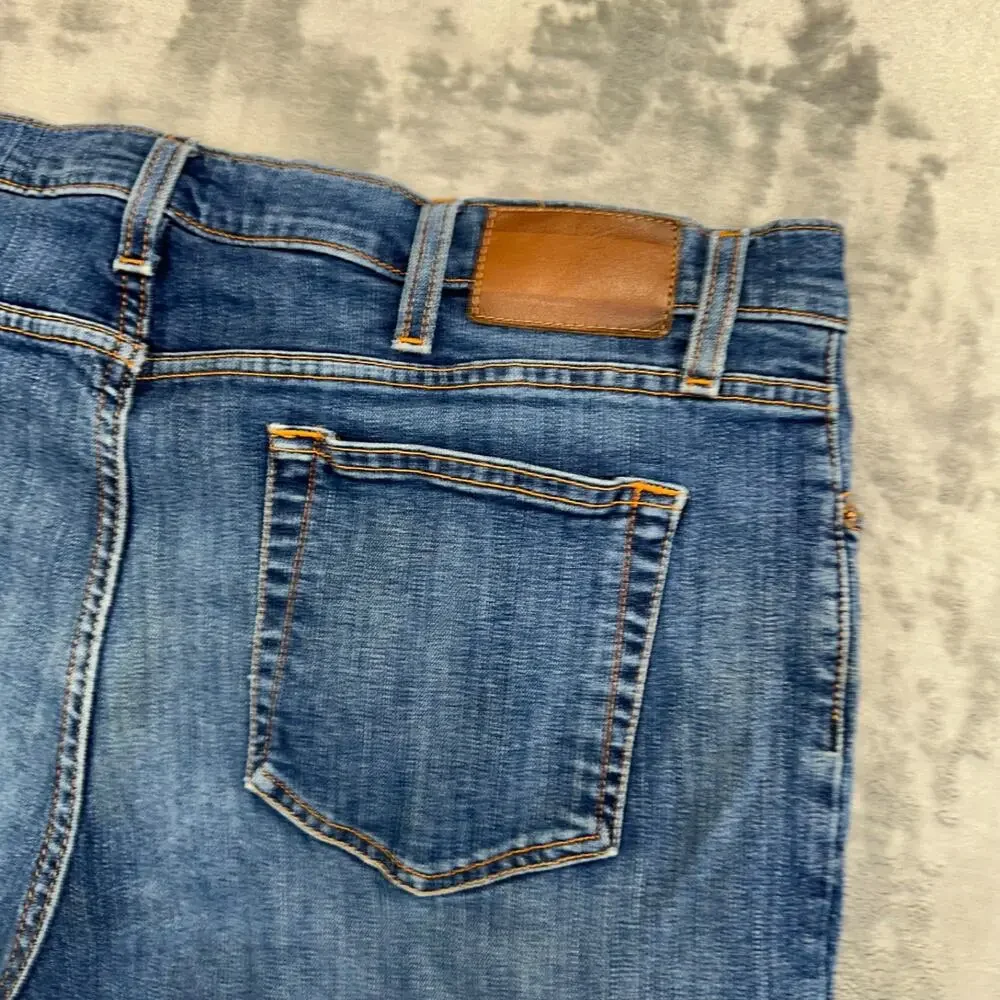 Tommy Jeans‎ Straight Jeans Men's Size 36x28 Blue Medium Wash Denim *Hemmed*